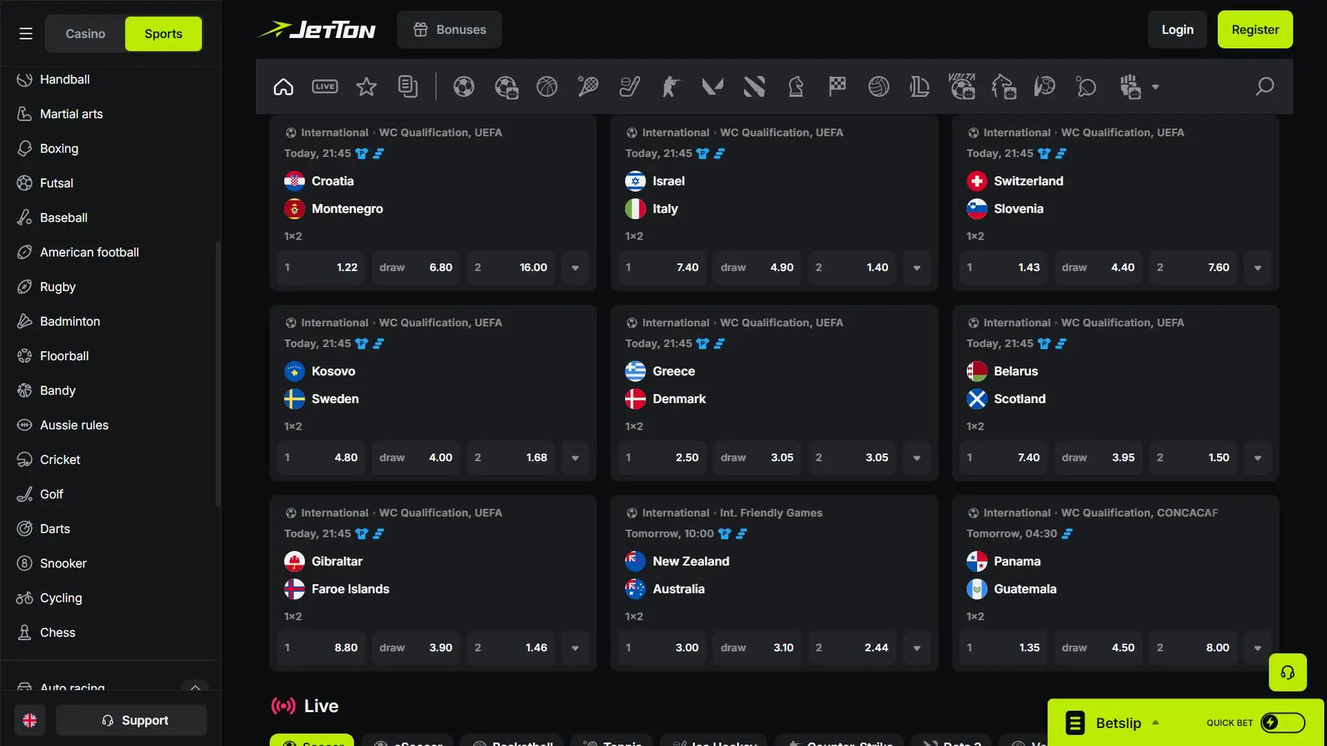 JetTon Casino Sportsbook