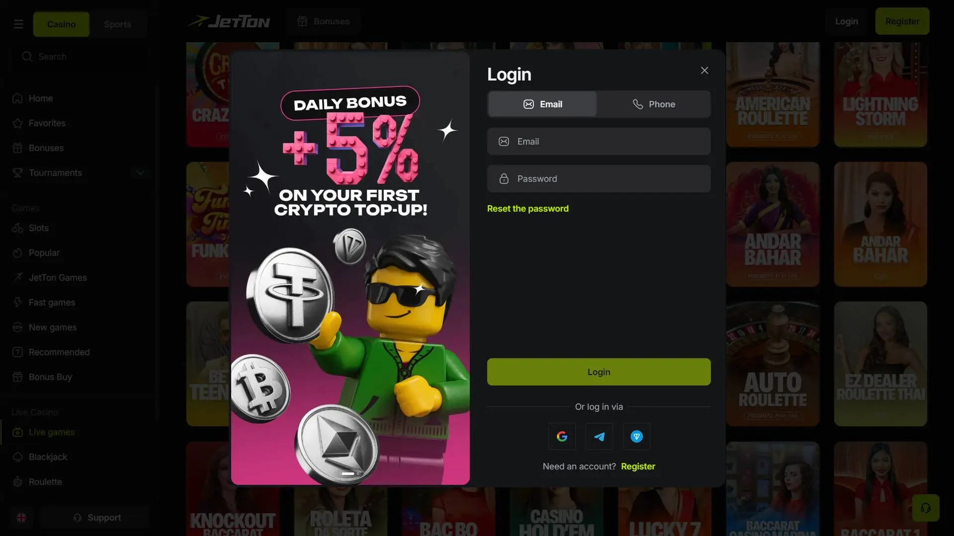 JetTon Casino Tournaments