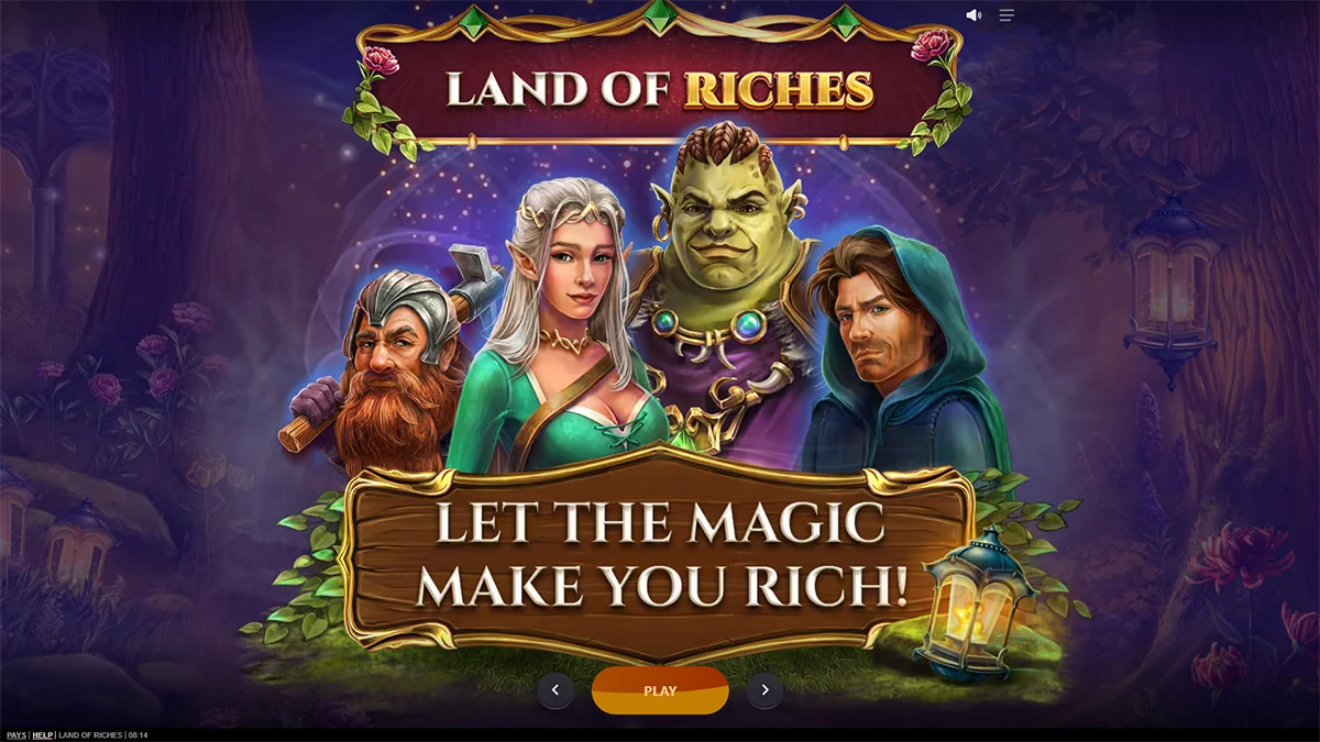 Land of the Riches Homescreen