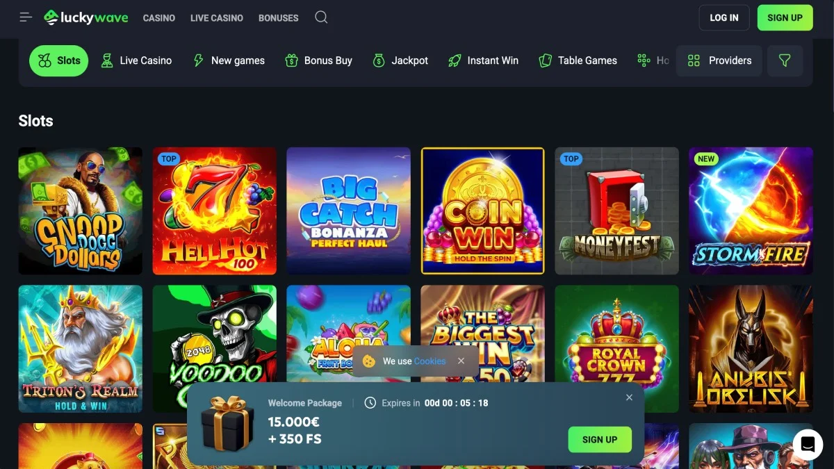 Luckywave Casino Game Collection