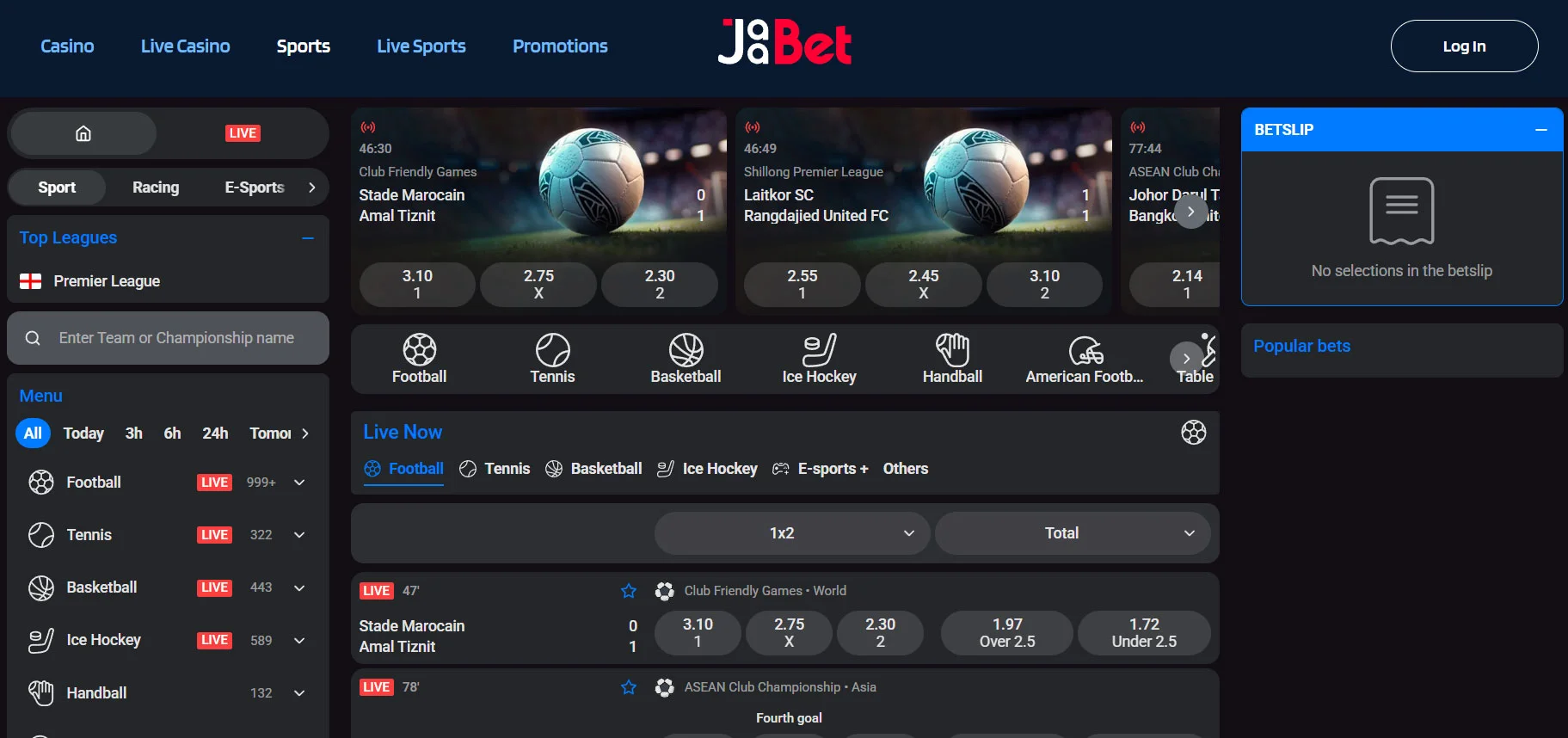 JaaBet Casino Sportsbook