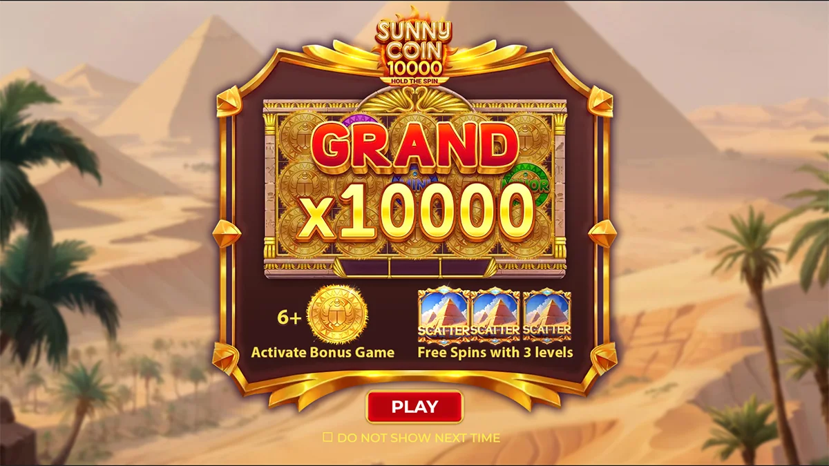 Sunny Coin 10000 Hold The Spin Homescreen