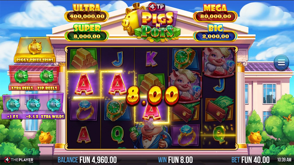 4TP Pigs N’ Pots Win
