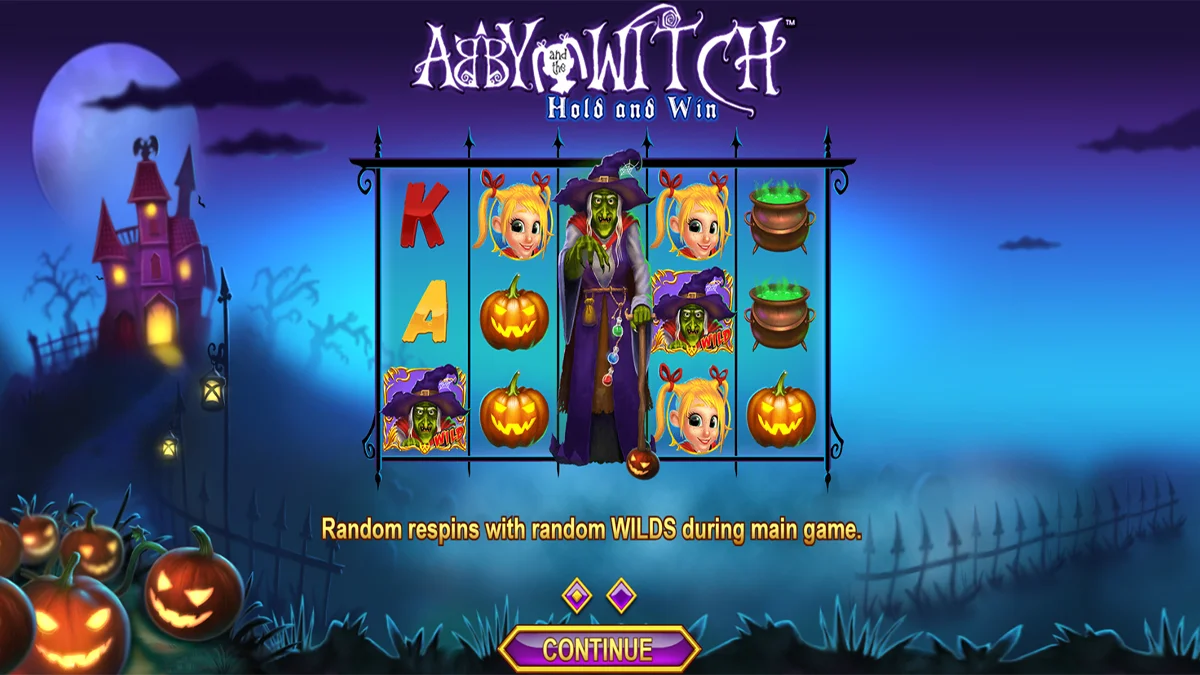 Abby and the Witch Hold and Win Homescreen