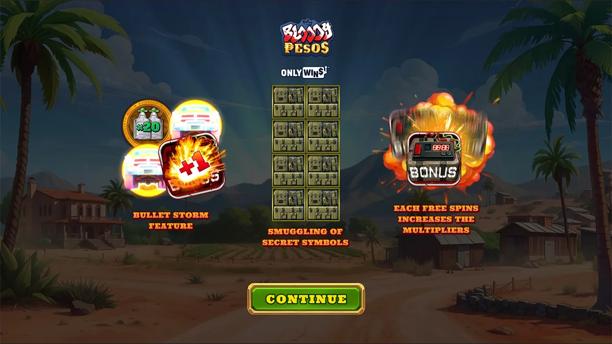 Bloody Pesos Homescreen