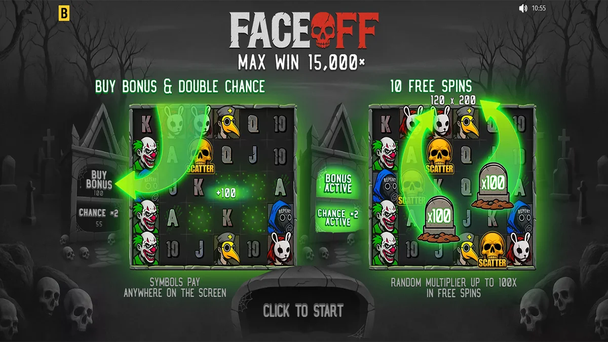 Face Off Homescreen
