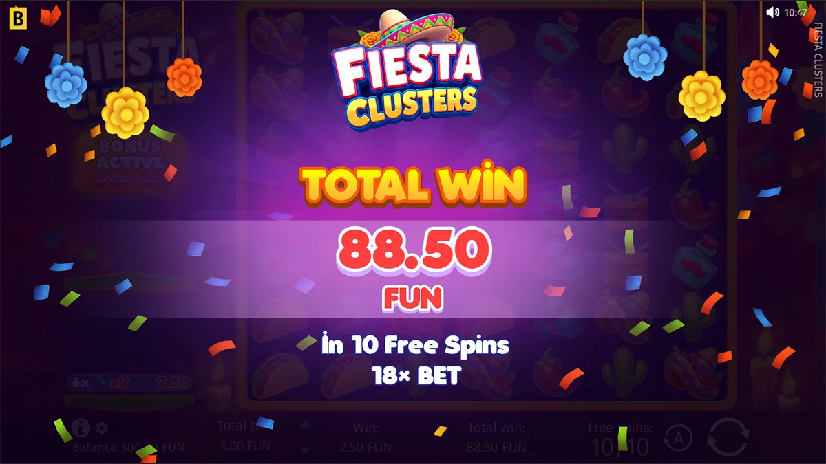 Fiesta Clusters Total