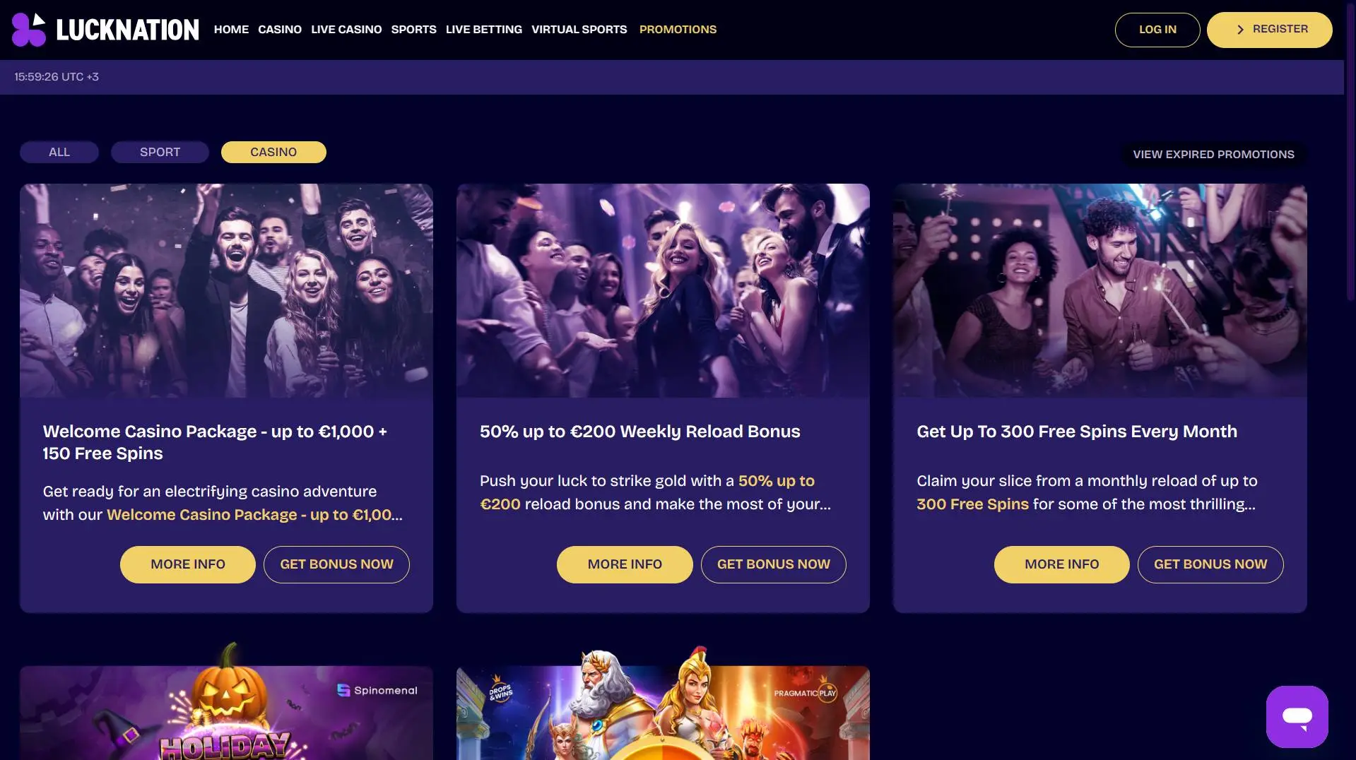 Lucknation Casino Promotions