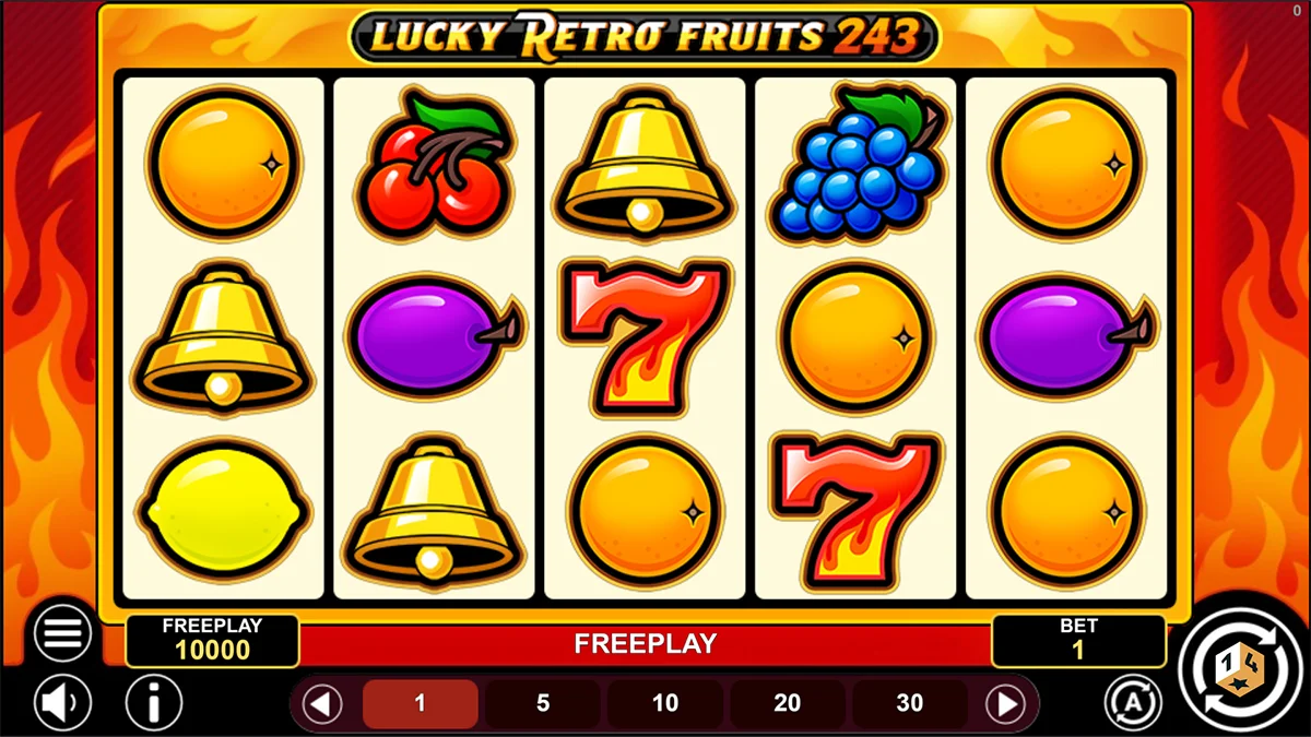 Lucky Retro Fruits 243 Base