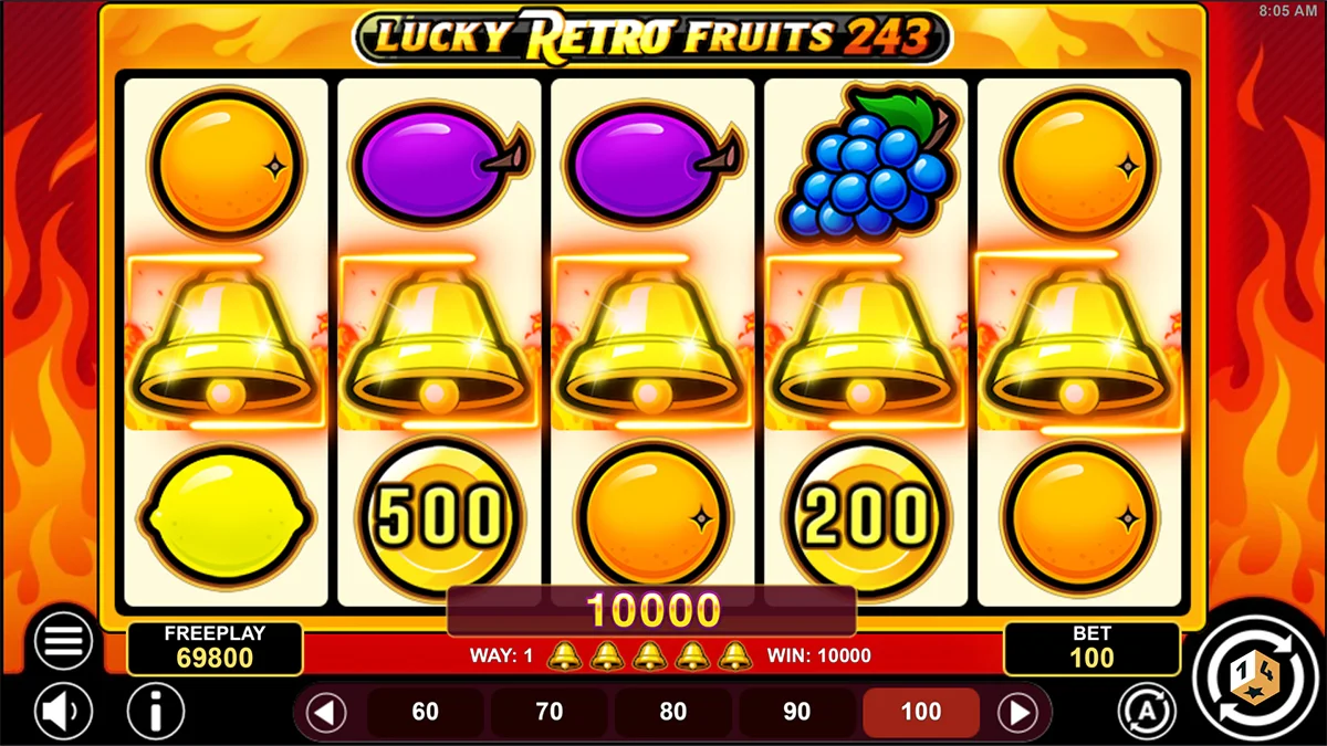Lucky Retro Fruits 243 BigWin