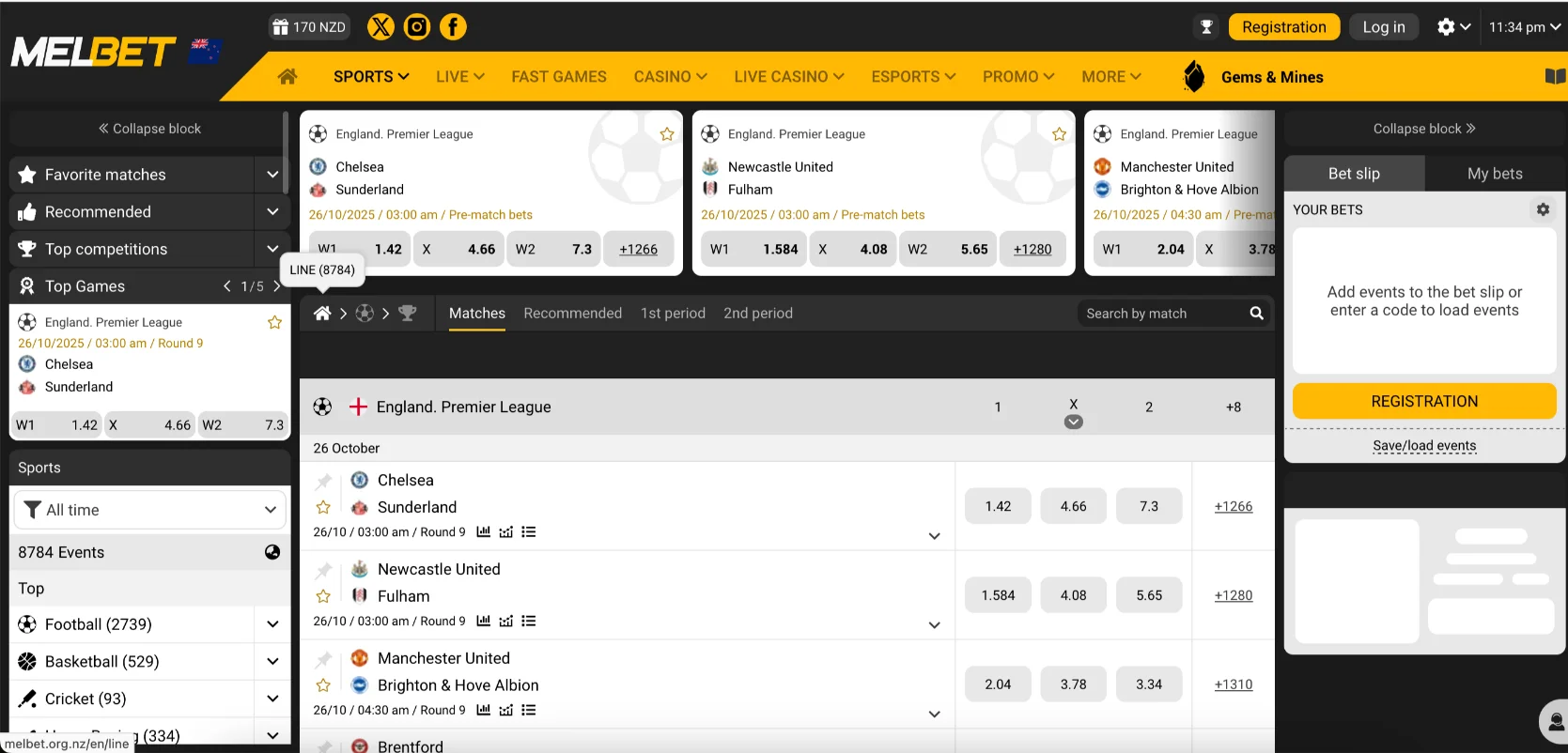 Melbet Casino Sports