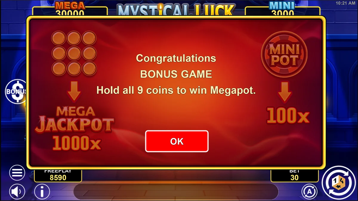 Mystical Luck Hold And Win FS