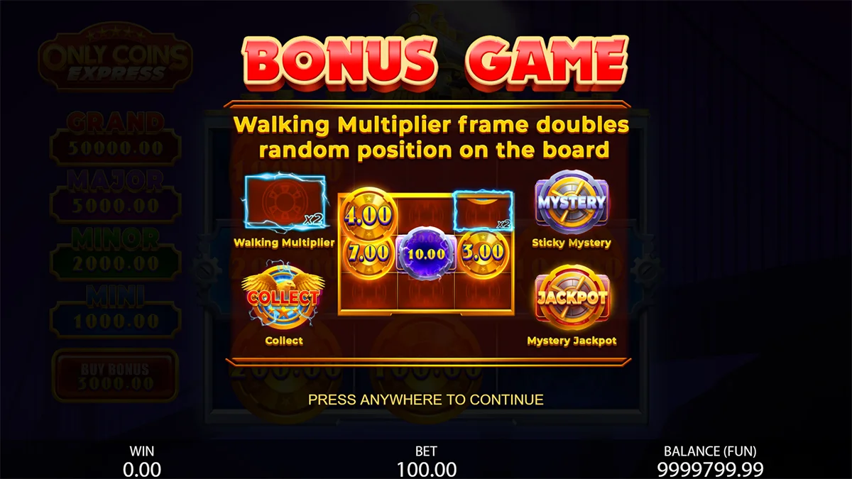 Only Coins Express Bonus