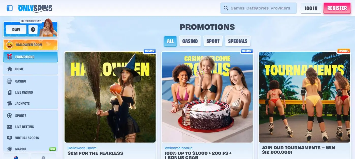 OnlySpins Casino Promo