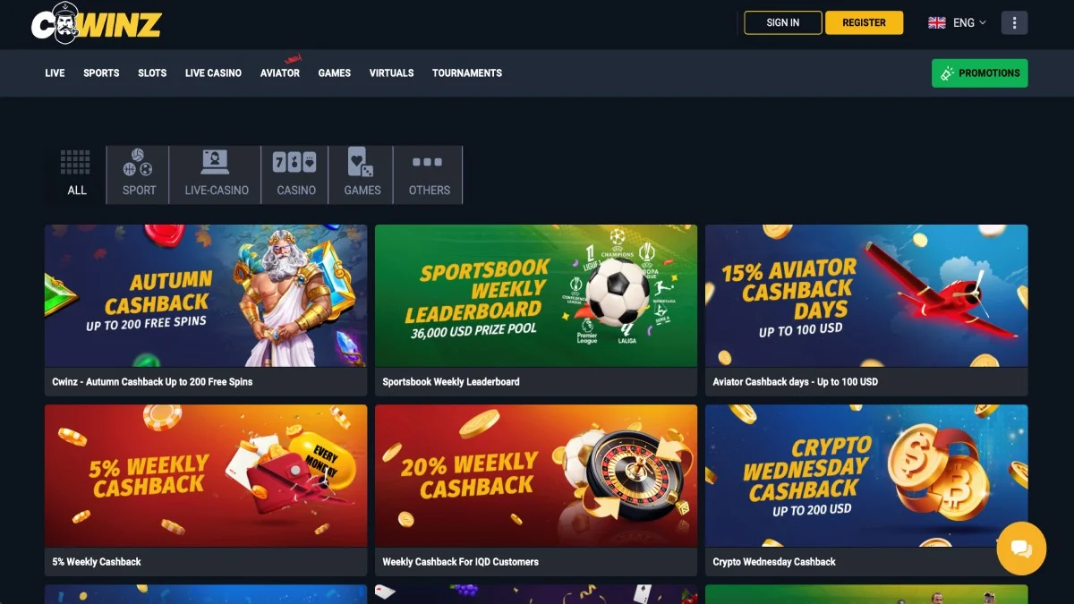 Cwinz Casino Bonuses