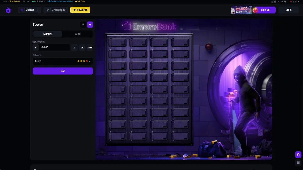 Empire Drop Casino Game Types