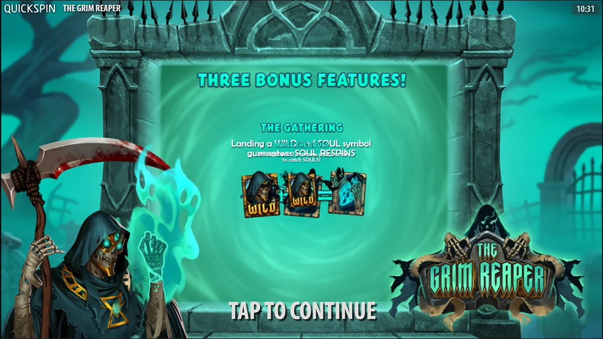 The Grim Reaper Homescreen