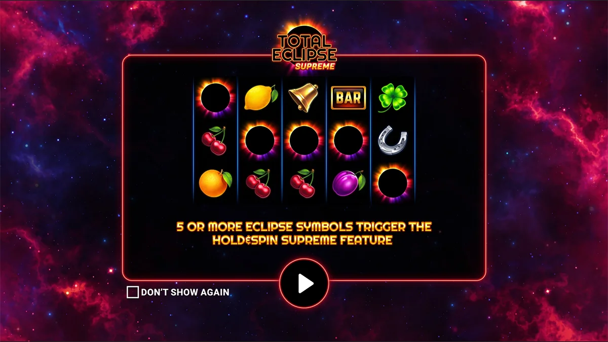 Total Eclipse Supreme Homescreen