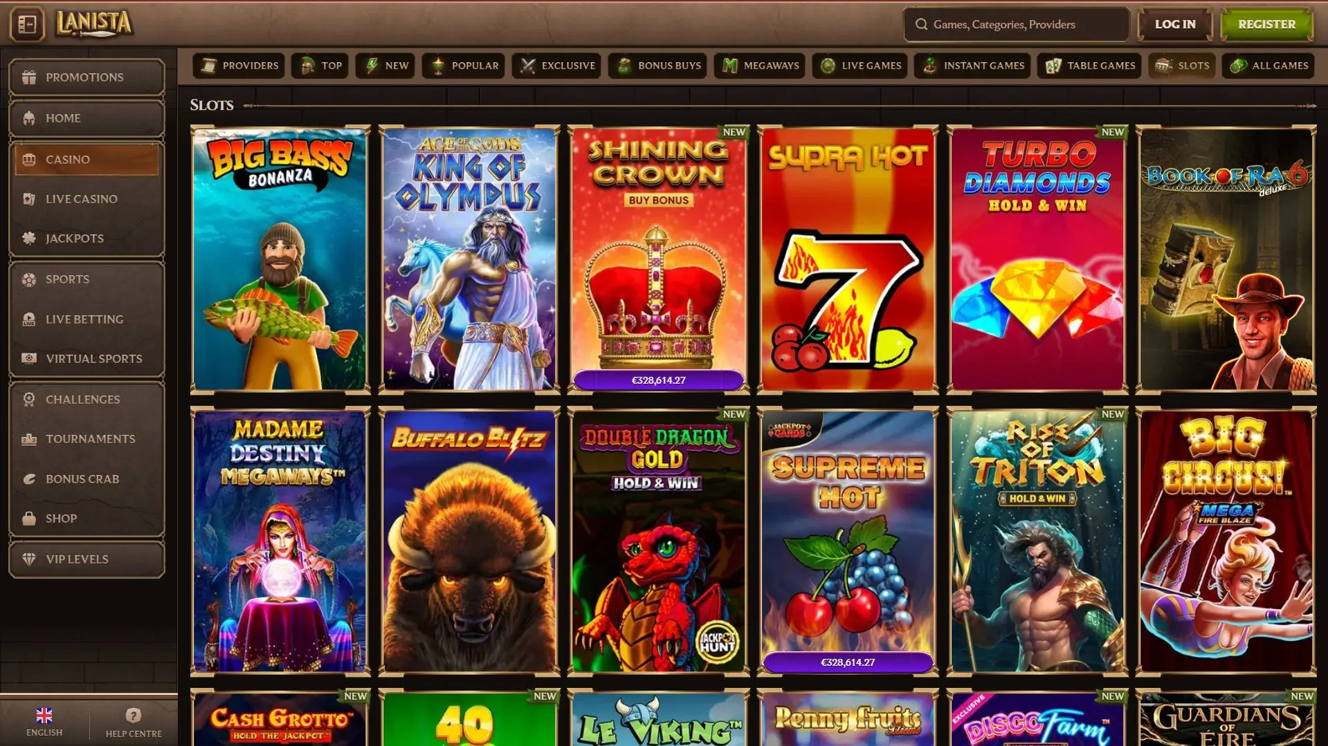Lanista Casino Slots