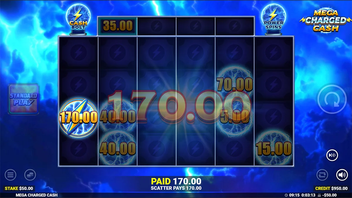 Mega Charged Cash Win
