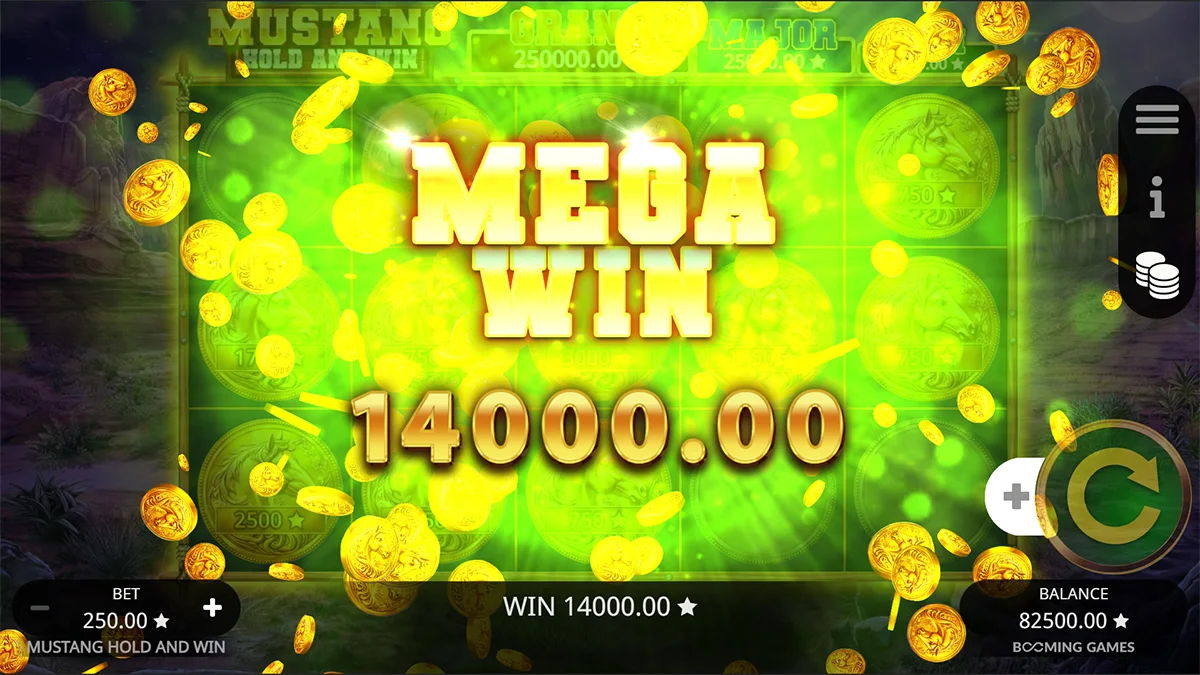 Mustang Hold and Win MegaWin