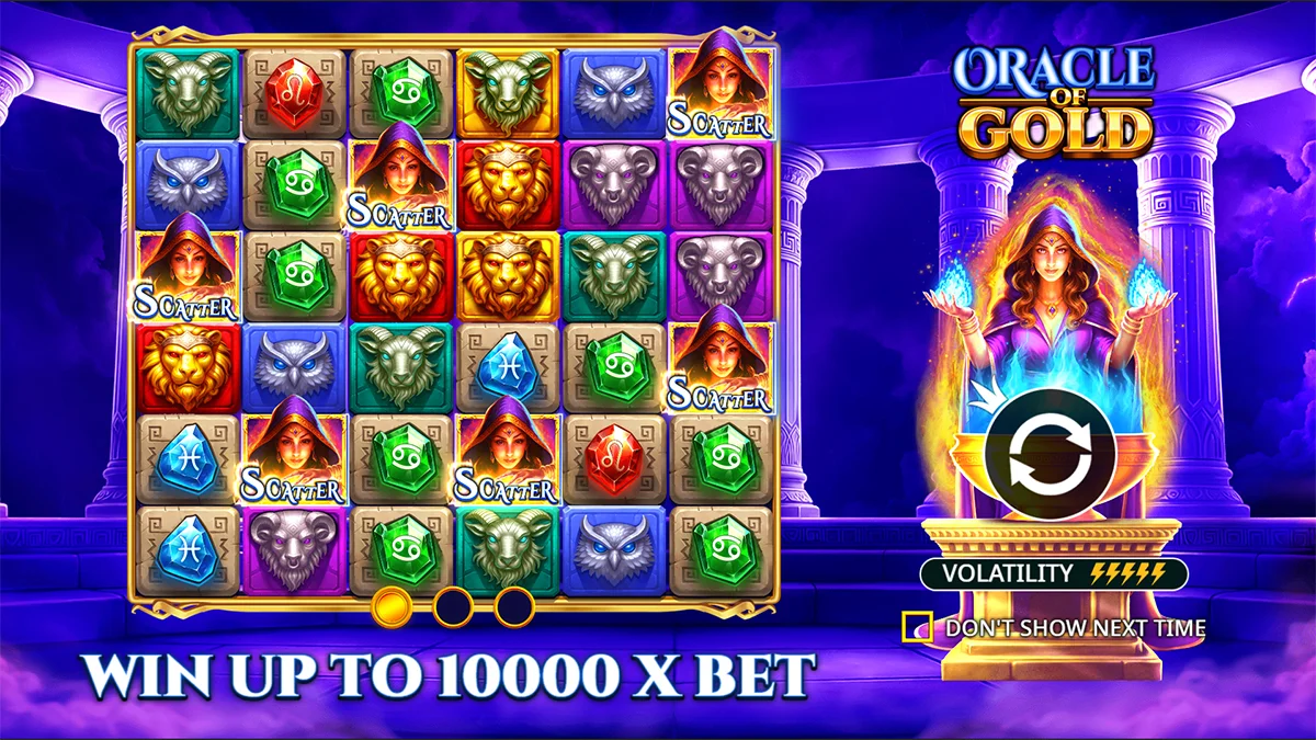 Oracle of Gold Homescreen