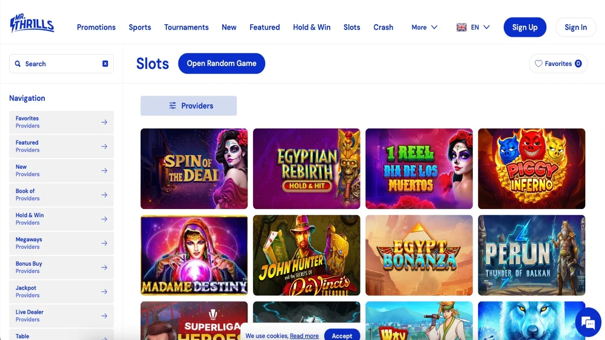 MrThrills Casino Game Collection