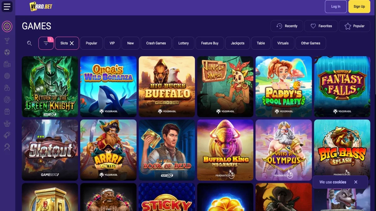 VibroBet Casino Game Collection