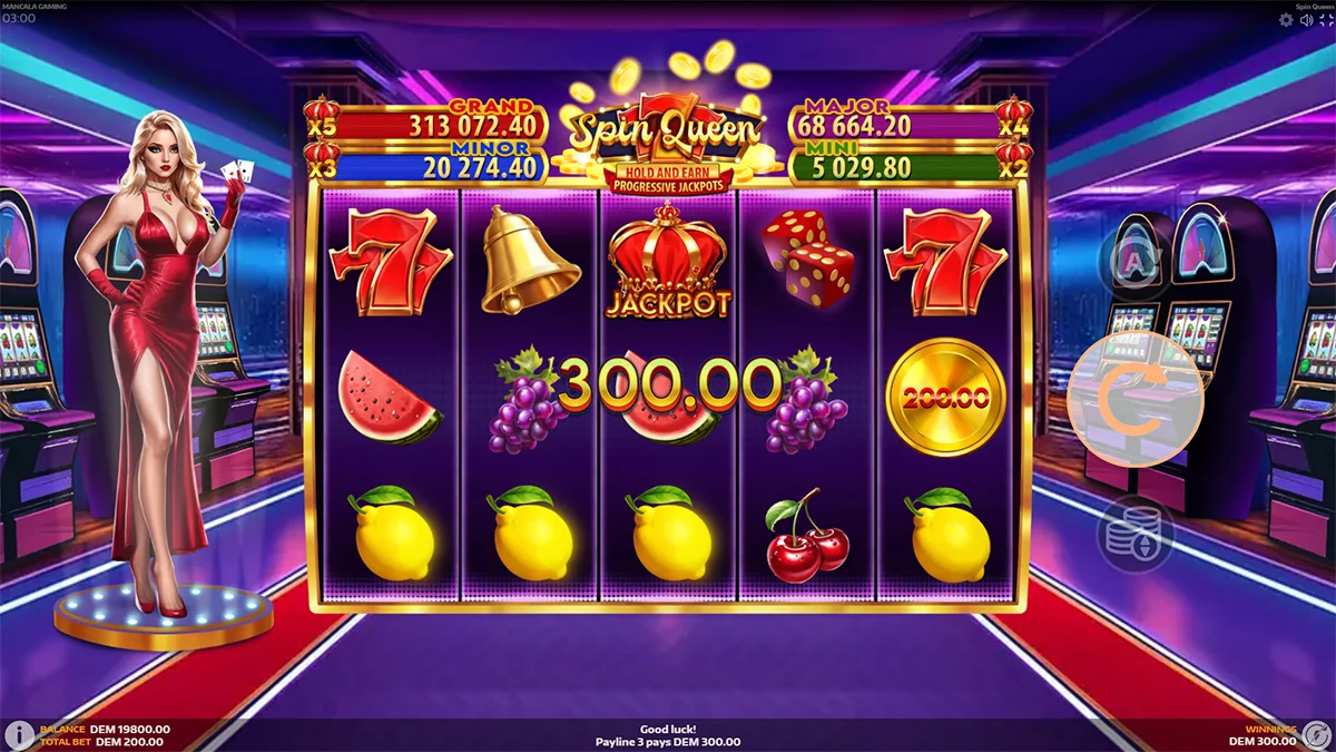 Spin Queen Win