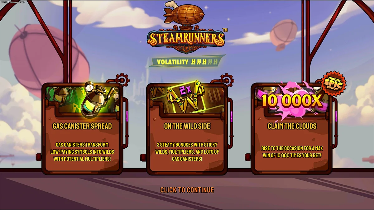 Steamrunners Homescreen