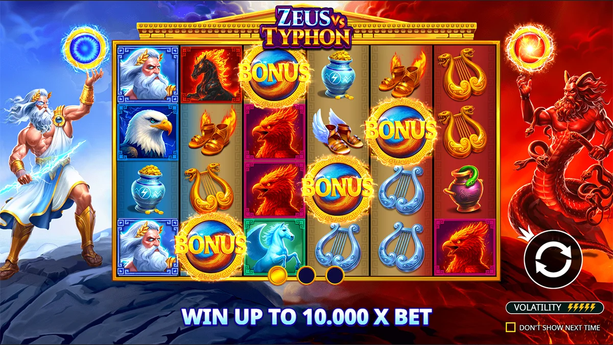 Zeus vs Typhon Homescreen