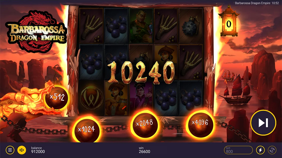 Barbarossa Dragon Empire Win