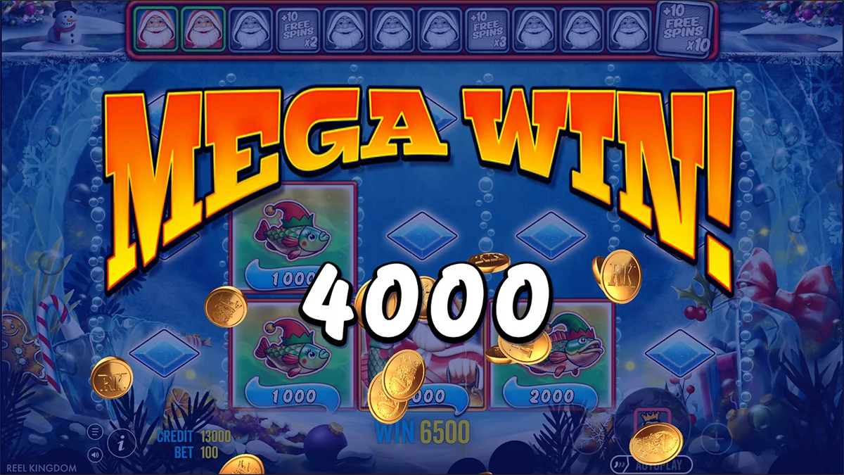 Big Bass Christmas Frozen Lake MegaWin