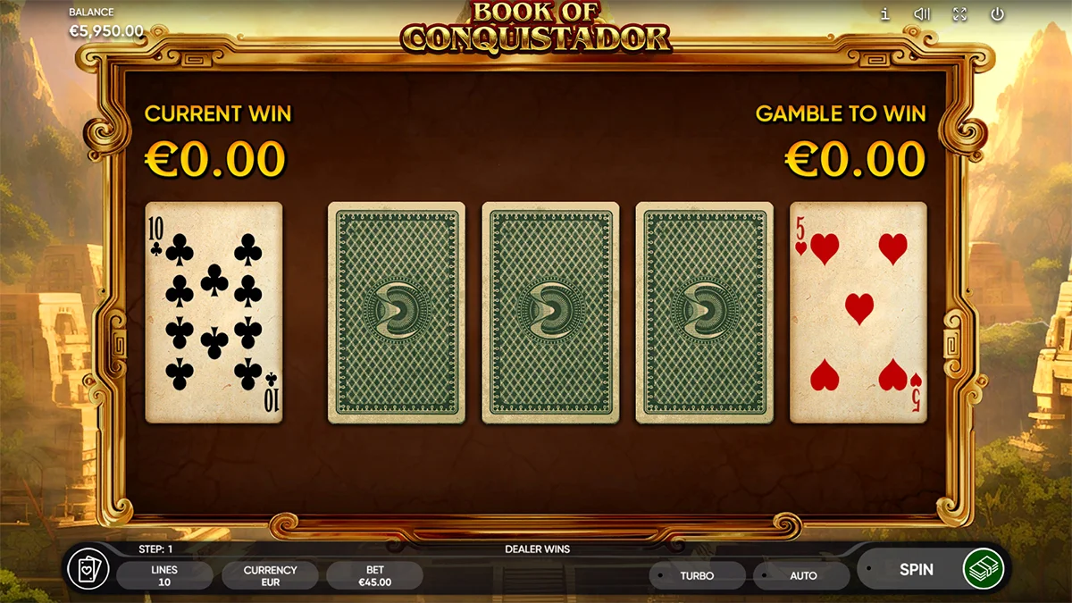 Book of Conquistador Gamble