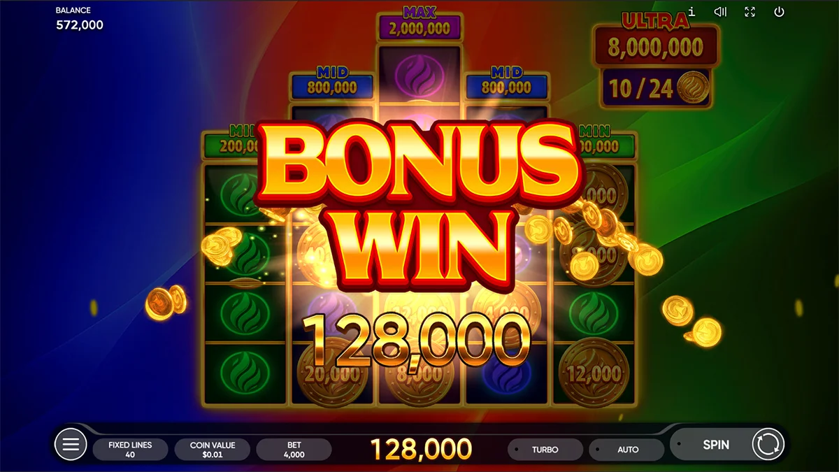 Burning Coin 40 Total