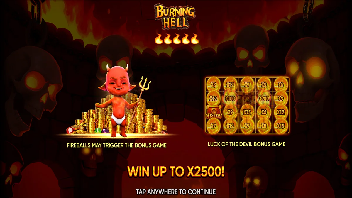 Burning Hell Homescreen