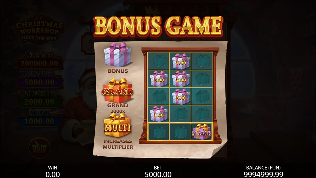 Christmas Workshop Hold The Spin FS