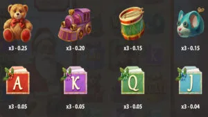 Christmas Workshop Hold The Spin Paytable