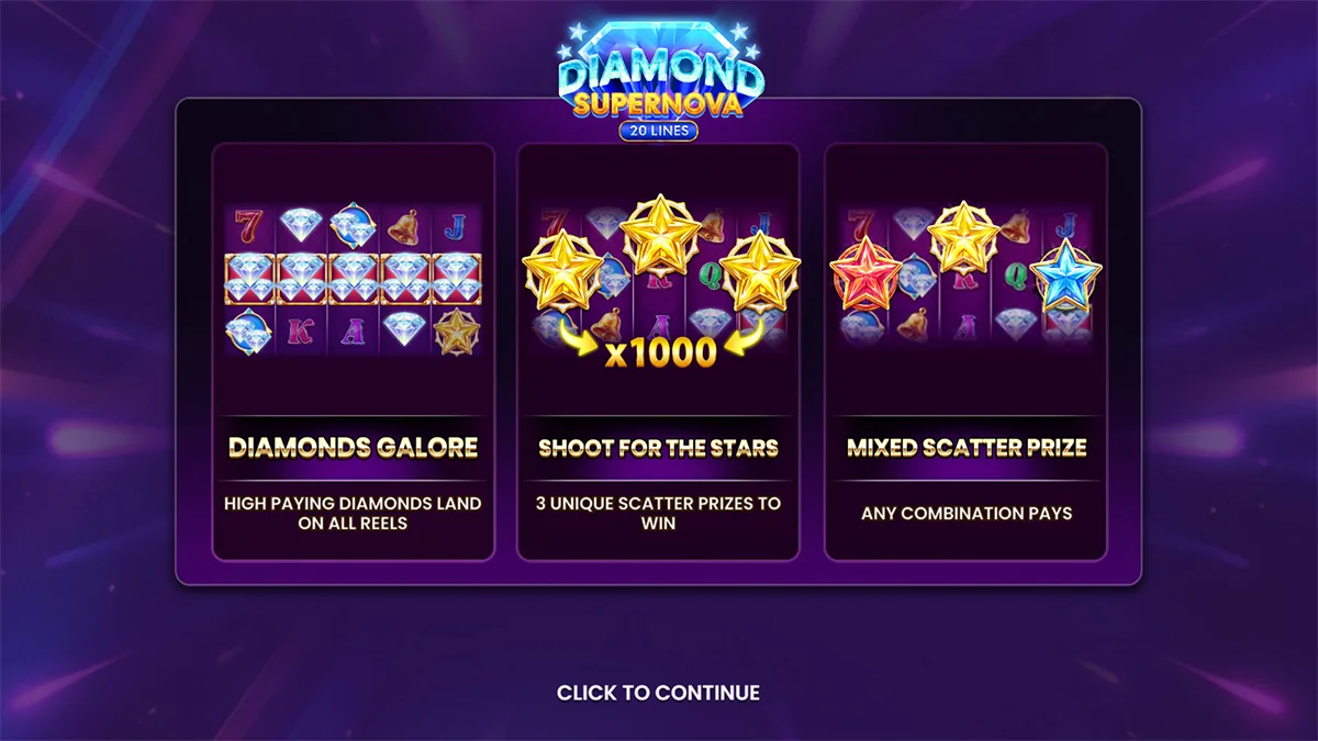 Diamond Supernova 20 Homescreen