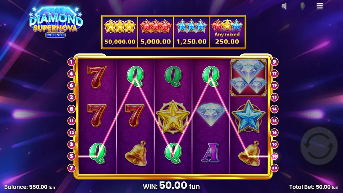 Diamond Supernova 20 Win