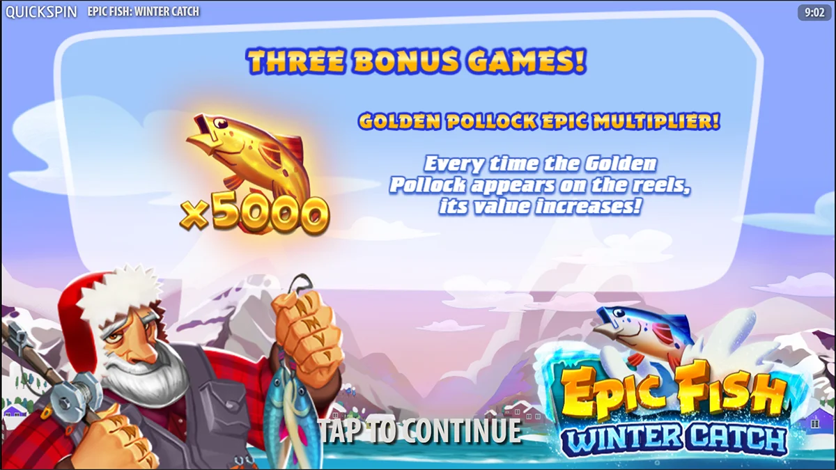 Epic Fish Winter Catch Homescreen