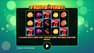 Fruits First – Diamond Treasures Homescreen