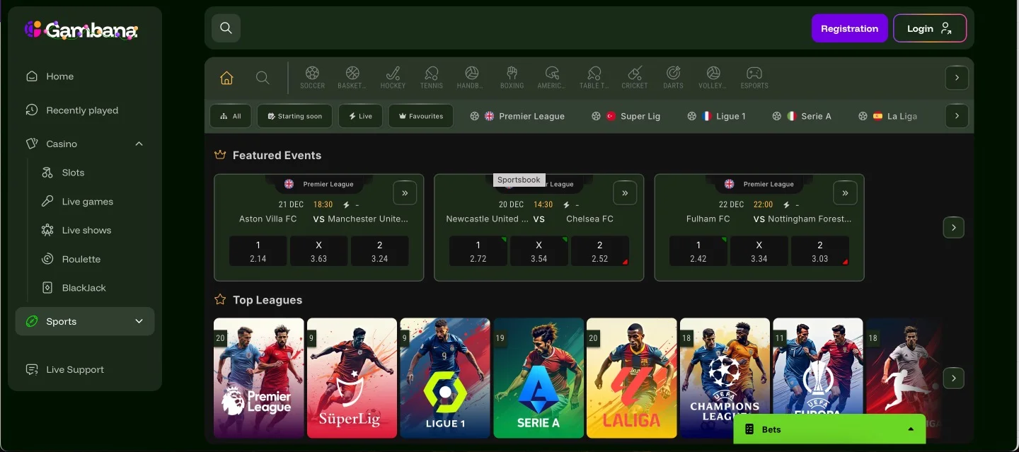 Gambana Casino Sports