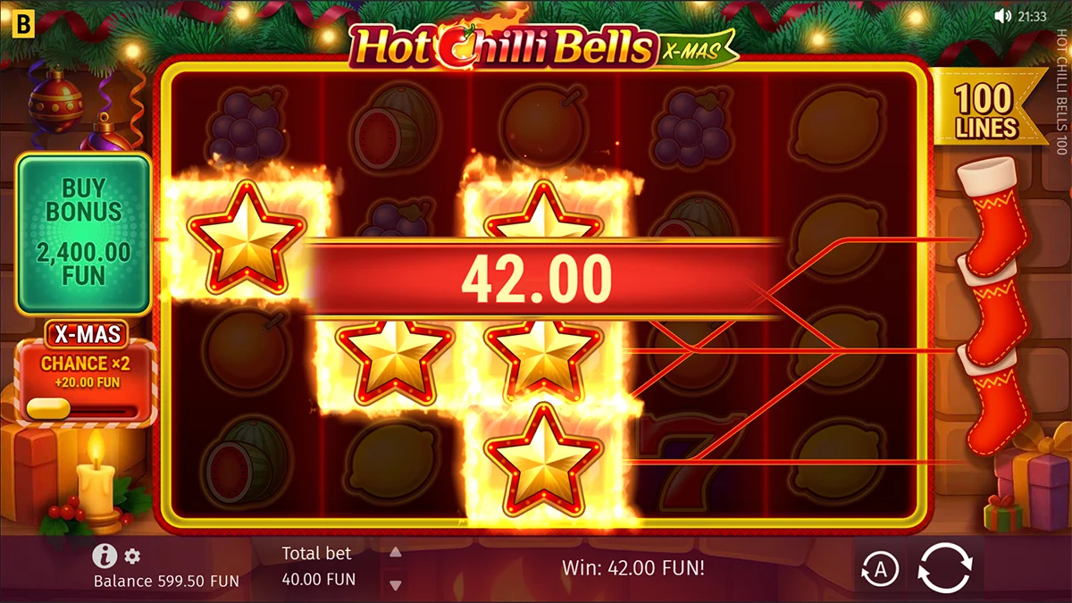 Hot Chilli Bells 100 Win