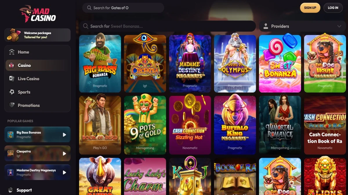 Mad Casino Game Collection