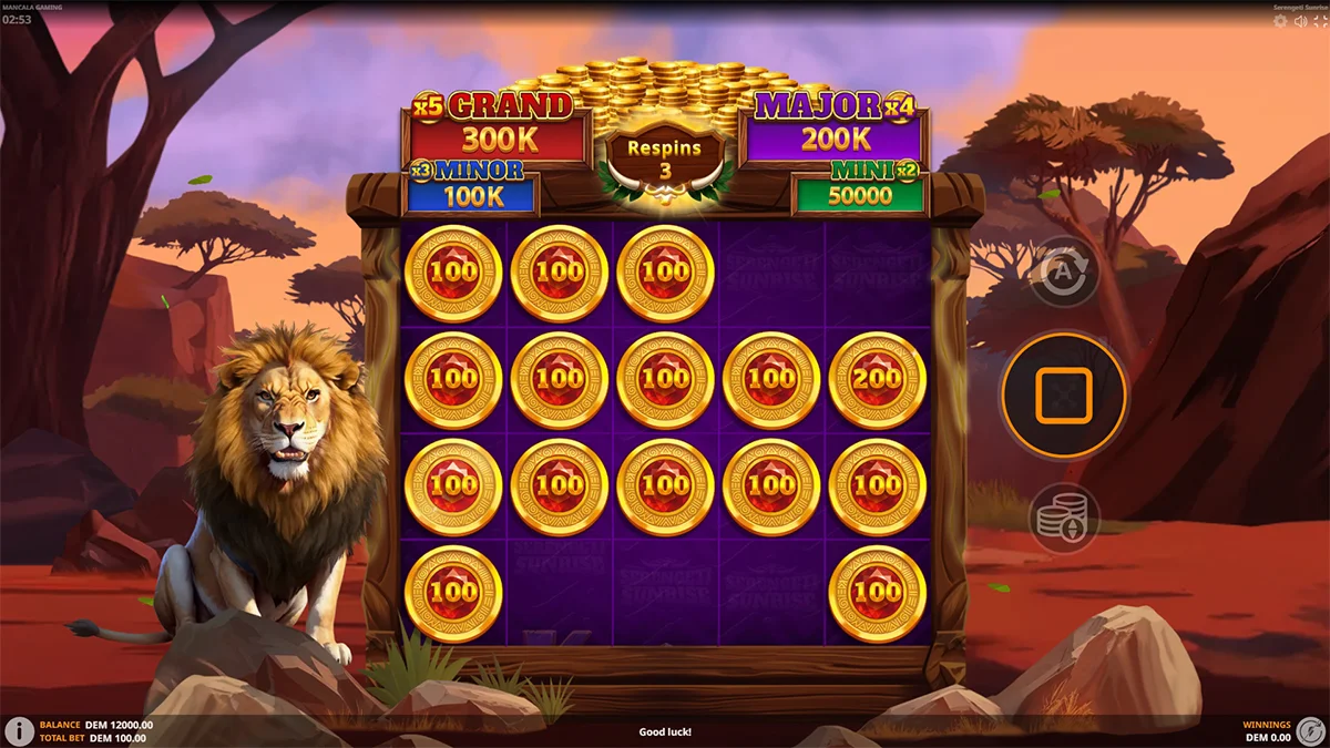 Serengeti Sunrise BonusRound