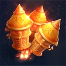 Blazing Horses Hold and Win Rockets