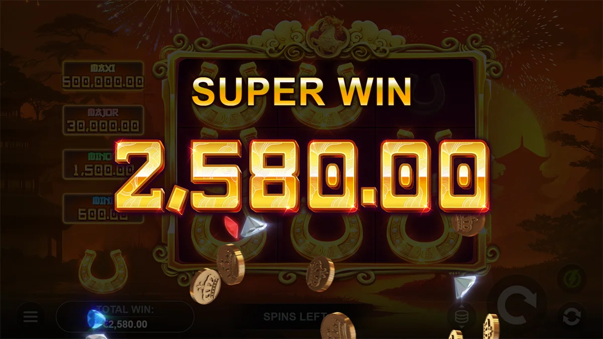 Blazing Horses Hold and Win SuperWin