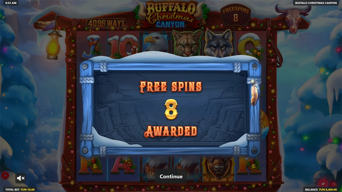 Buffalo Christmas Canyon FS