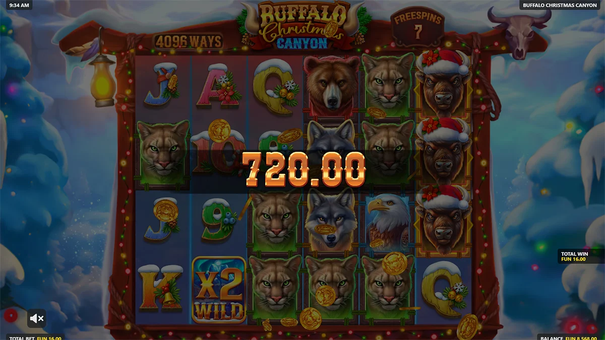 Buffalo Christmas Canyon Win